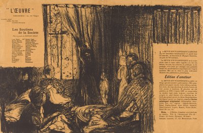 Los apoyos de la sociedad, 1896 de Edouard Vuillard