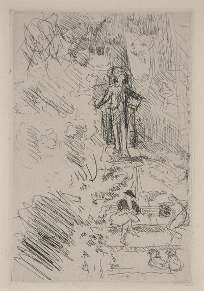 Pequeños bocetos en la plaza de Edouard Vuillard