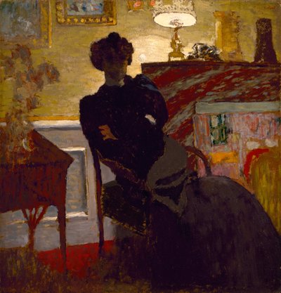 Madame Hessel en casa, c.1908 de Edouard Vuillard