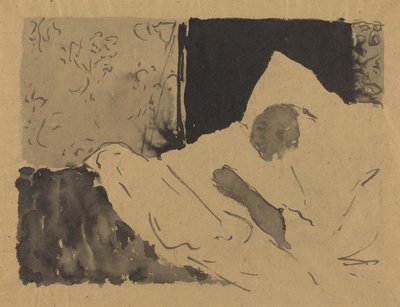 Madame V. durmiendo, c. 1892 de Edouard Vuillard