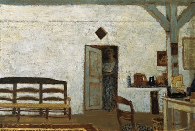 Misia en Villeneuve-sur-Yonne de Edouard Vuillard