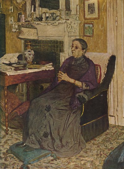 Mme Kapferer 1919, 1919, 1946 de Edouard Vuillard