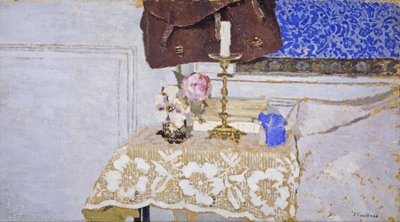 Naturaleza muerta con candelero de Edouard Vuillard