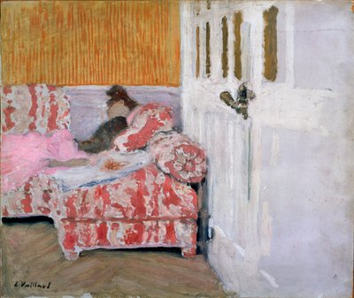 En el sofá La habitación blanca, 1890-1893 de Edouard Vuillard