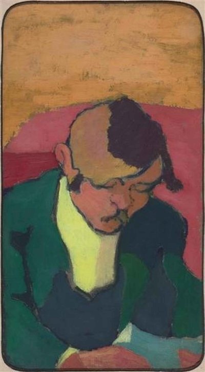 Retrato de Ker-Xavier Roussel 1867-1944, c. 1890 de Edouard Vuillard