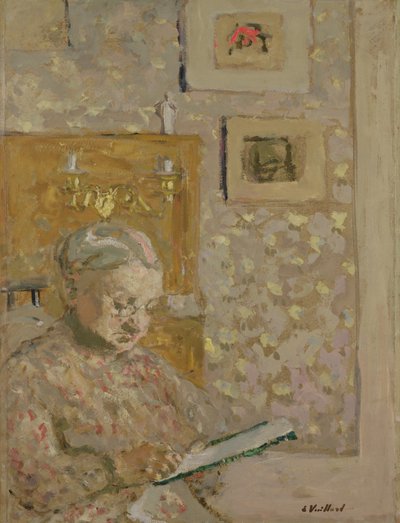 Retrato de Madame Vuillard, la madre del artista, c.1910 de Edouard Vuillard