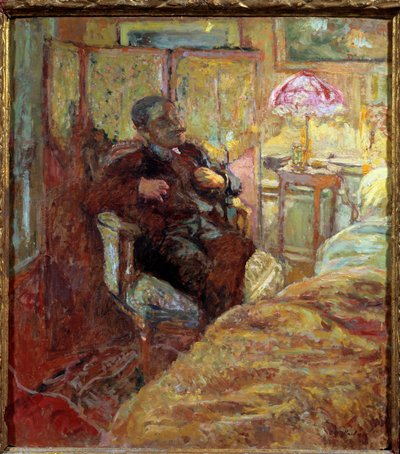 Retrato de Romain Coolus (1868 - 1952) escritor francés de Edouard Vuillard