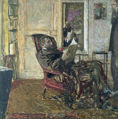 Retrato de Thadee Natanson (1868-1952) de Edouard Vuillard