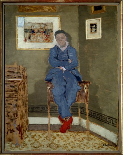 Retrato del pintor Félix Vallotton (1865-1925) de Edouard Vuillard