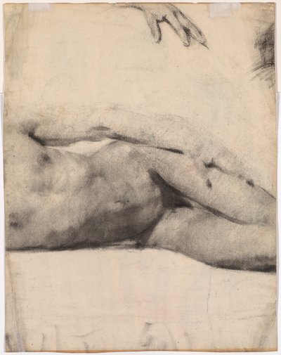 Desnudo masculino reclinado (verso) de Edouard Vuillard