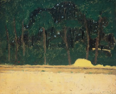 Ruta al borde del bosque, c.1904 de Edouard Vuillard