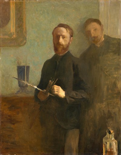 Autorretrato con Waroquy de Edouard Vuillard