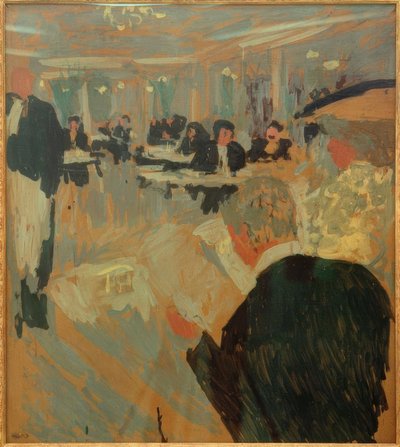 Escena de café de Edouard Vuillard