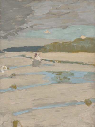 La playa de Saint-Jacut de Edouard Vuillard