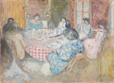 El Mantel a Cuadros, 1910 de Edouard Vuillard