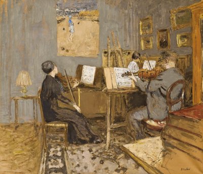 El concierto matinal, Place Vintimille, 1937-1938 de Edouard Vuillard