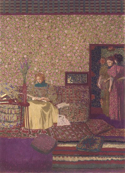 La privacidad. Decoración para la biblioteca del Dr. Vaquez de Edouard Vuillard
