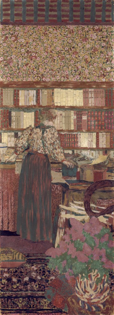 La privacidad. Decoración para la biblioteca del Dr. Vaquez de Edouard Vuillard