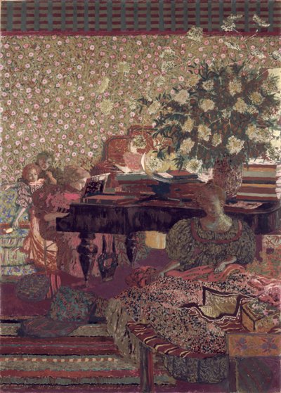 La privacidad. Decoración para la biblioteca del Dr. Vaquez de Edouard Vuillard