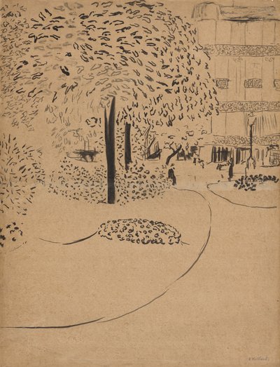 La Plaza, 1910 de Edouard Vuillard