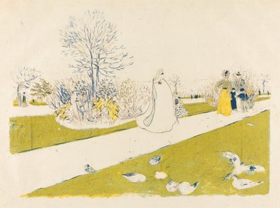 El Jardín de las Tullerías de Edouard Vuillard