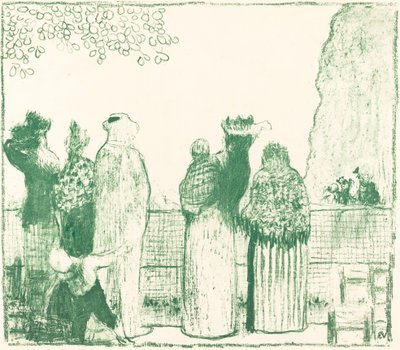 Los Jardines de las Tullerías de Edouard Vuillard