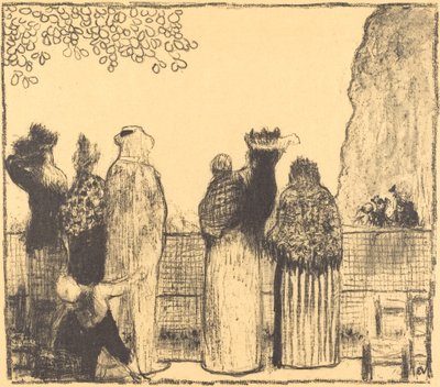 Las Tullerías, publicado 1895 de Edouard Vuillard