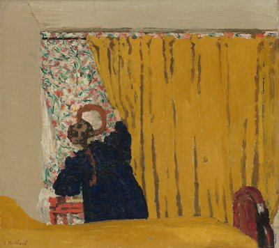 La Cortina Amarilla, c. 1893 de Edouard Vuillard