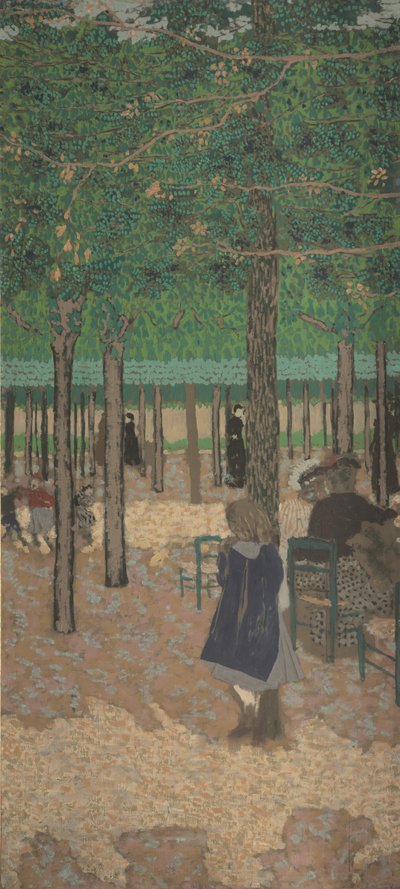 Bajo los árboles, 1894 de Edouard Vuillard