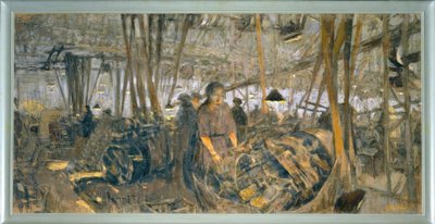 Fábrica de armamento en Lyon: los tornos de Edouard Vuillard