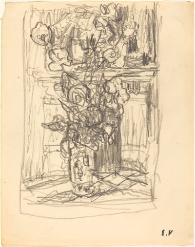 Jarrón de flores de Edouard Vuillard