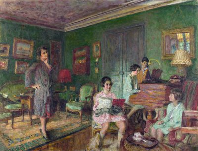 Madame Andre Wormser y sus hijos de Edouard Vuillard