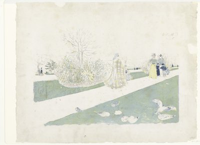 Paseos en el parque de las Tullerías de París
El Jardín de las Tullerías de Edouard Vuillard