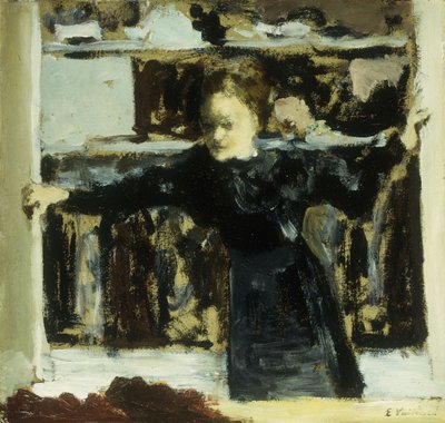 Mujer Abriendo una Ventana; Femme Ouvrant la Fenetre, 1893 de Edouard Vuillard