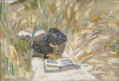 Mujer Leyendo, c.1909 de Edouard Vuillard