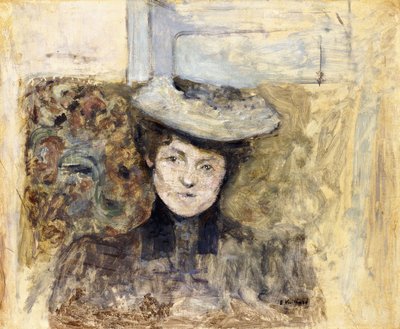 Mujer con Sombrero de Tul, c.1901-03 de Edouard Vuillard