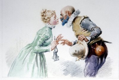 Barba Azul y sus siete esposas, ilustración de Edouard de Beaumont de Edouard de (after) Beaumont