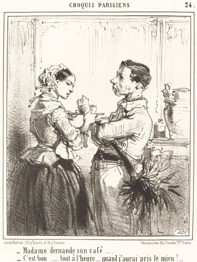 Madame pide su café de Edouard de Beaumont
