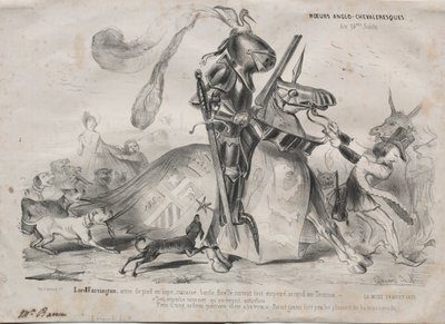 Moeurs Anglo-chevaleresques, 1839 de Edouard de N___