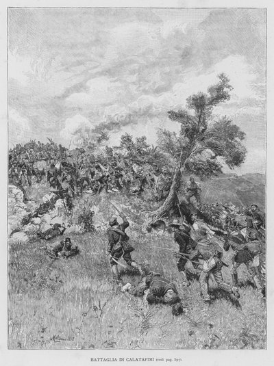 Batalla de Calatafimi de Edouardo Matania