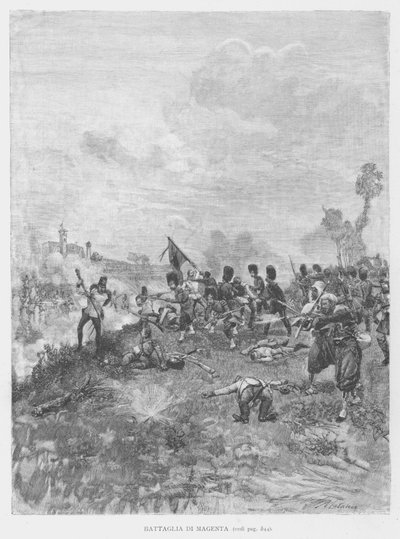 Batalla de Magenta de Edouardo Matania
