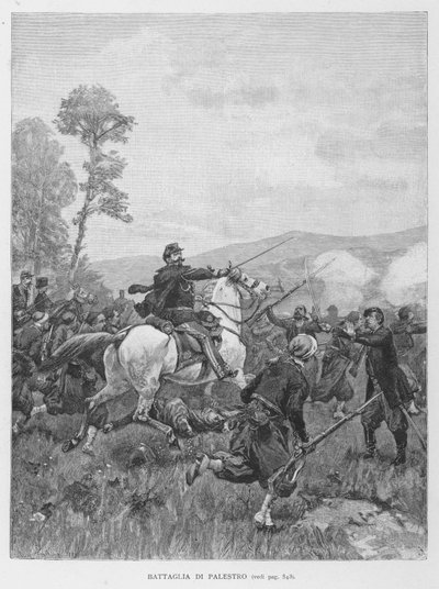 Batalla de Palestro de Edouardo Matania