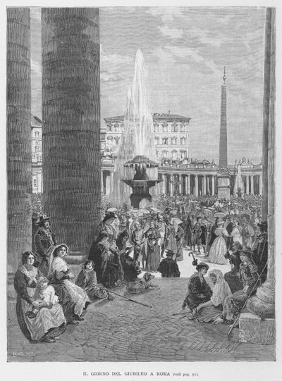 El día del jubileo en Roma de Edouardo Matania