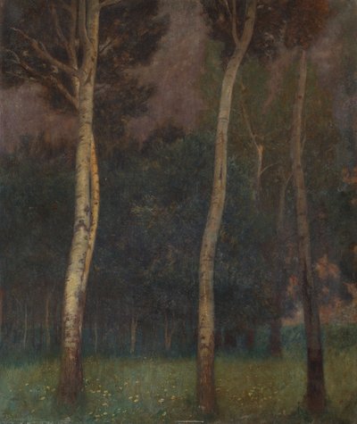 Paisaje de árboles de Baja Austria de Eduard Ameseder