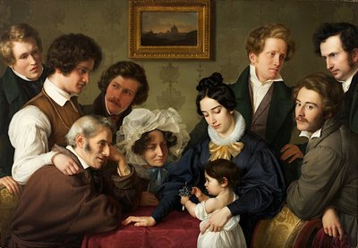 El Círculo de Schadow. La familia Bendemann y sus amigos de Eduard Bendemann