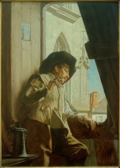 En el ático de Eduard Charlemont
