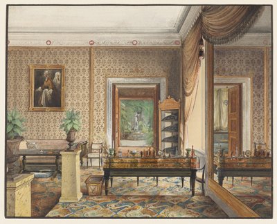 El estudio del príncipe Carlos de Prusia de Eduard Gaertner