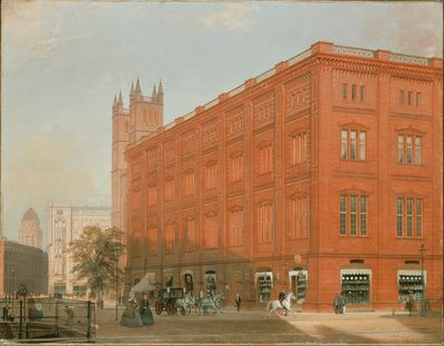 Vista de la Bauakademie de Berlín ... de Eduard Gaertner