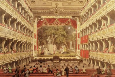 Teatro de la corte imperial junto al castillo de Eduard Gurk