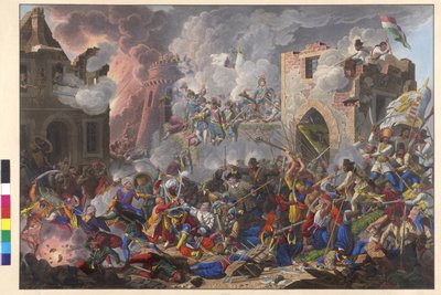 La reconquista victoriosa de Buda el 2 de septiembre de 1686 por los húngaros de Eduard Gurk